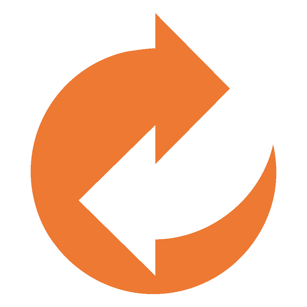orange arrows